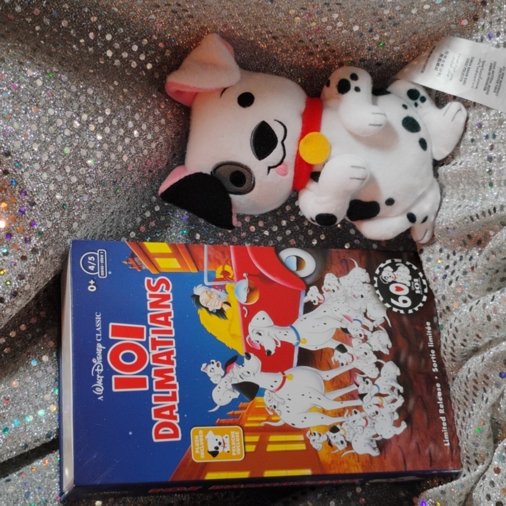 Disney Parks 101 DALMATIANS Plush in VHS Box 2022 Limited Release